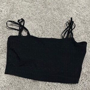 BuffBunny Black Fitted Sleeveless Camisole